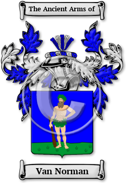Van Norman Family Crest Download (jpg) Legacy Series - 150 DPI